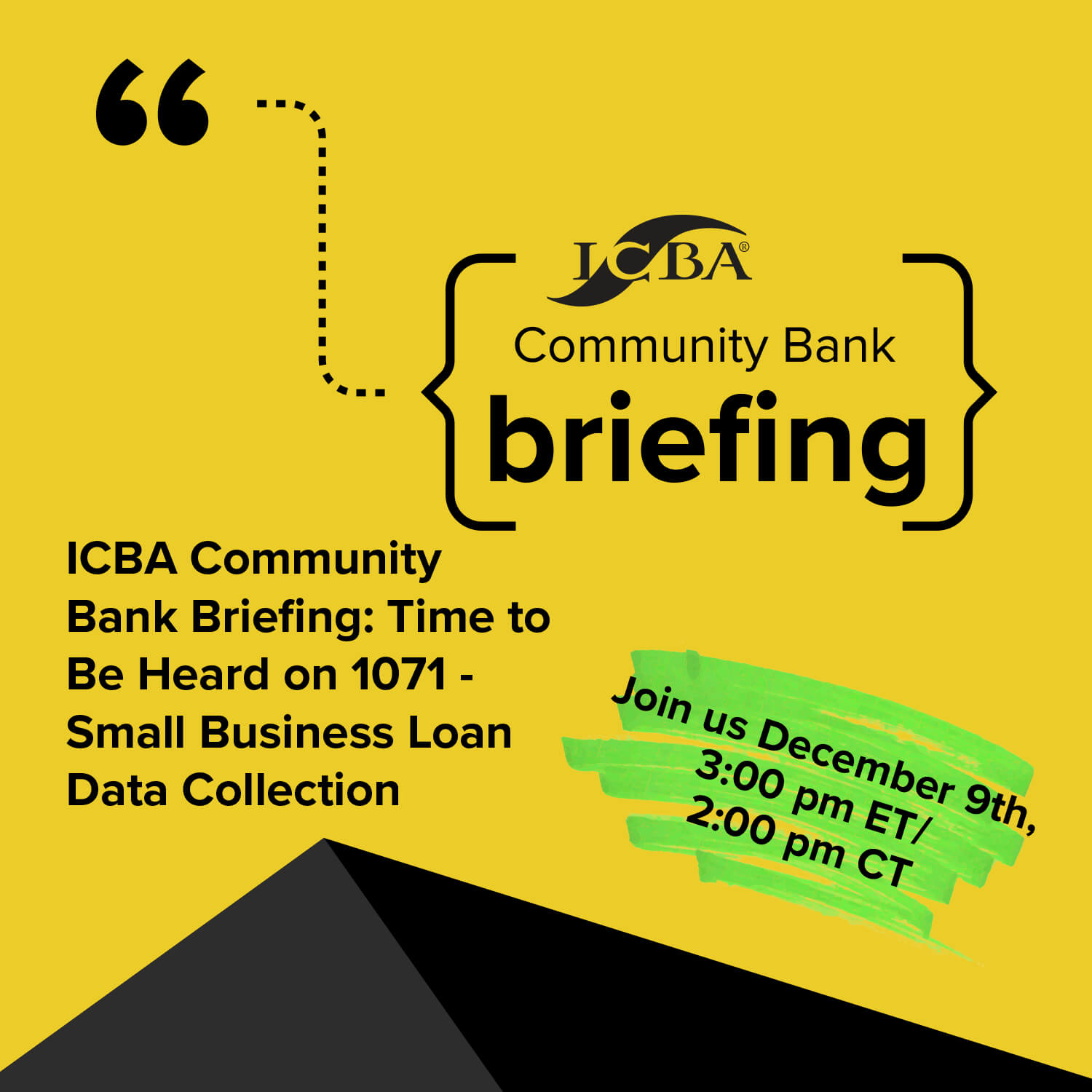 ICBA Community Bank Briefing Dec 9 2021 square