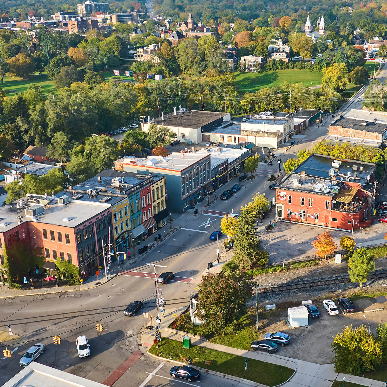 Local Economy Small Business Square